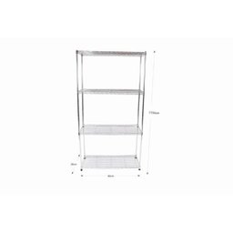 Estante de Aço Cromado com 4 Prateleiras Rack Aramados 1017 - 3