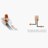 Kit Com 50 Conector Wago Emenda 2 Fios Mod 221-412 - 3