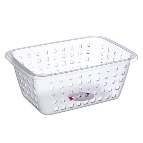 Cesto Organizador Transparente 5,2L 12cm-Ordene