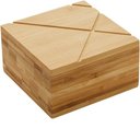 Ver imagem 1 de Bambu Saleiro Quadrado com Tampa13x13x7cm