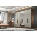 Ver imagem 4 de Guarda Roupa 6 Portas (2 C- Espelho) e 6 Gavetas Rizon-linea Cumaru-fendi - Novo Horizonte