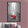 QUADRO DECORATIVO 40X60CM CANVAS GUARDA CHUVA TORRE EIFFEL PARIS  CT007 - 2
