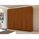 Ver imagem 2 de Guarda-roupas Casal 6 Portas 8 Gavetas com Pés 100% Mdf Imperatore - Lp - Rei de Casa Frassino
