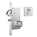 Ver imagem 1 de Fechadura Stam 950 (G) Correr Externa RQ1 Quadrada Inox