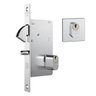 Fechadura Stam 950 (G) Correr Externa RQ1 Quadrada Inox - 1