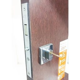 Fechadura Stam 950 (G) Correr Externa RQ1 Quadrada Inox - 2