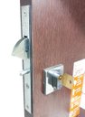 Ver imagem 3 de Fechadura Stam 950 (G) Correr Externa RQ1 Quadrada Inox