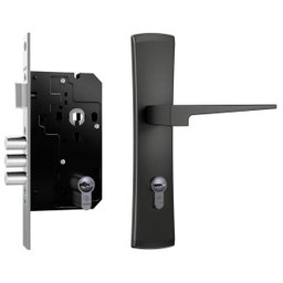 Fechadura Stam 3200 Externa 3 Pinos Espelho Black Multiponto - 1