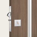 Ver imagem 2 de Fechadura Stam 950 Bico Papagaio Correr Wc Rq1 Inox Polido