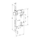 Ver imagem 2 de Fechadura 3F 741E117 Externa Roseta Quadrada Rose broca 40mm