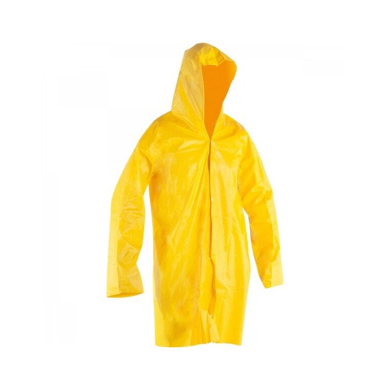 Capa para chuva de PVC laminado sem forro G amarela Nove54
