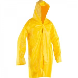 Capa para chuva de PVC laminado sem forro XG amarela Nove54