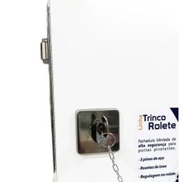 Fechadura Arouca Pivotante 4310R Quadrado Inox Cilindro 9cm - 1