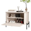 Ver imagem 4 de Mesa de Cabeceira Tucupí Off White Preto Jb Bechara
