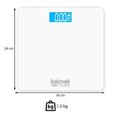 Ver imagem 3 de Balança Digital Pessoal Balmak Slim-180 Led 180kg 4 Sensores Display de Alta Definição
