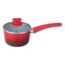 Ver imagem 5 de Jogo de Panelas Antiaderente MasterChef Oficial 6 Peças Com Colher - Vermelho