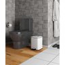 Lixeira Retangular Bronze com Pedal e Balde Plástico de 9L GhelPlus - 5