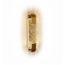 Ver imagem 1 de Luminária Arandela de Cristal Bolhas Dourado Brilho Led 3x1