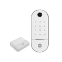 Ver imagem 1 de Combo Fechadura Digital Lia Bp para Porta Correr Branca Yale