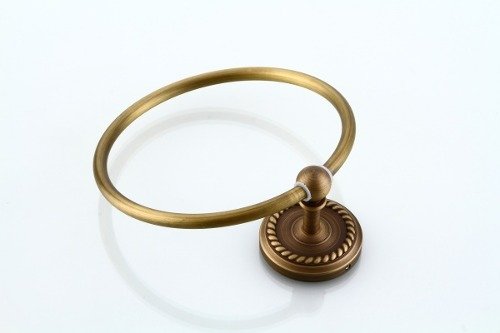 Pendurador de Toalha Argola Vintage Retrô Bronze Antigo - 4