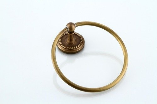 Pendurador de Toalha Argola Vintage Retrô Bronze Antigo - 2