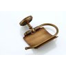 Porta Papel Higiênico Parede Vintage Retrô Bronze Antigo - 4