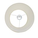 Ver imagem 3 de Cúpula Clássica de Abajur  Luminária 30x20x50cmTecido Algodão Soquete Importado Ref 25