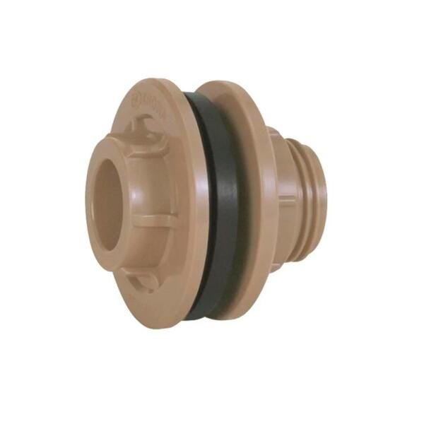 Kit 12 Adaptador Soldável com Flange Cx D'Água 25mm x 3/4" - 1