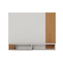 Ver imagem 7 de Painel Tv 55 Pol 136cm Bancada Suspensa Ripado Hanno C04 - D'Rossi Cor Off White Matte e Freijó