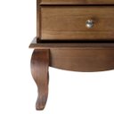 Ver imagem 5 de Mesa de Cabeceira 4 Gavetas Pés Luiz Xv Genebra 5256 - Capuccino