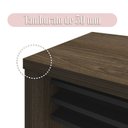 Ver imagem 7 de Mesa Tamburato 1400 - Charuto/preto 6085