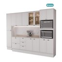 Ver imagem 7 de Cozinha Completa com Balcão Milla City Trio 13 Portas 5 Gavetas MDF Branco Móveis Carraro