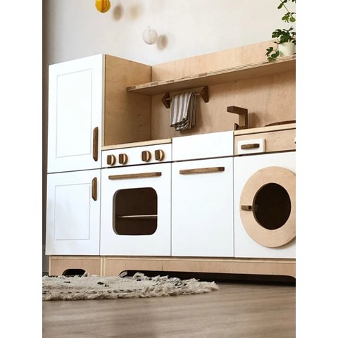 Cozinha Infantil de Madeira Estilo Montessori