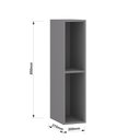 Ver imagem 2 de Nicho de Parede Modulado 20cm X 85cm Slim/classic/elegance Luciane