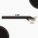 Ver imagem 2 de Acabamento para Canto Moldufama 50 Mm 501pr Preto