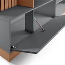 Ver imagem 5 de Estante Home Theater para Tv até 65" Freijó/cinza Fosco