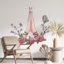 Ver imagem 1 de Adesivo de Parede Mão com Frase Namaste-Medio 65x66cm