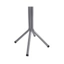 Ver imagem 4 de Mesa Bistrô Alto Cinza com Tampo Redondo Preto