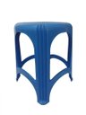 Ver imagem 2 de Kit 12 Banqueta Plástica Reforçada 120 Kg Azul - Gibafer