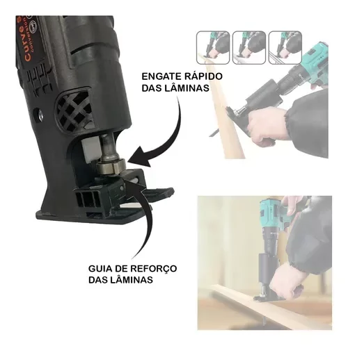 KIT ADAPTADOR SERRA TICO TICO PARA FURADEIRA - 3