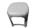 Ver imagem 6 de Kit Mesa Desmon. 83cm e 4 Banquetas Branca Cap. 120kg