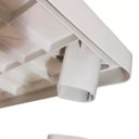 Ver imagem 3 de Kit Mesa Desmon. 83cm e 4 Banquetas Branca Cap. 120kg
