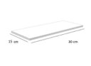 Ver imagem 3 de Kit 2 Prateleiras MDF/MDP Nichos Sala Quarto Cozinha Banheiro 30x15 - GROMOBILE
