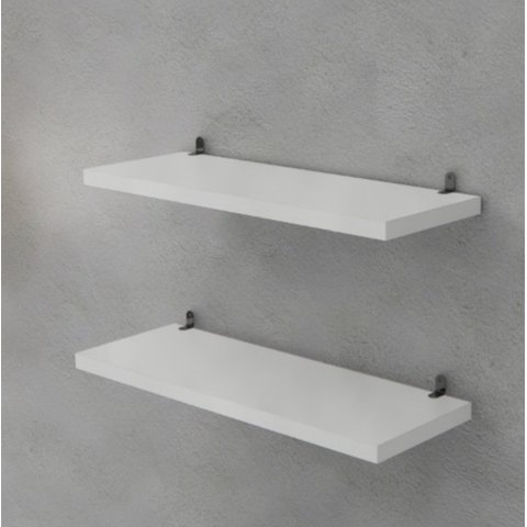 Kit 2 Prateleiras MDF/MDP Nichos Sala Quarto Cozinha Banheiro 30x15 - GROMOBILE