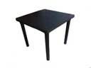 Ver imagem 1 de Mesa Preta Quadrada Desmontável 83cm - Gibafer