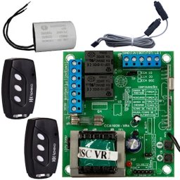 Placa Central Motor Cca-bsc Rcg Controles Capacitor 25uf 110v Sensor Basculante - 1