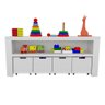 Organizador com Baús Porta Livros e Carrinhos Ajax 100% Mdf - 9