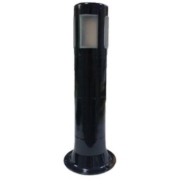 Poste Balizador Janelas Tube Light Soquete E27 Preto - Plaslumi, Opção: Preto - 1