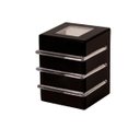 Ver imagem 1 de Arandela Policarbonato 3 Aletas 2 Fachos G9 Preta, Opção - Preto(A)