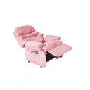 Ver imagem 5 de Poltrona do Papai Reclinável Barão Veludo Rosa 200